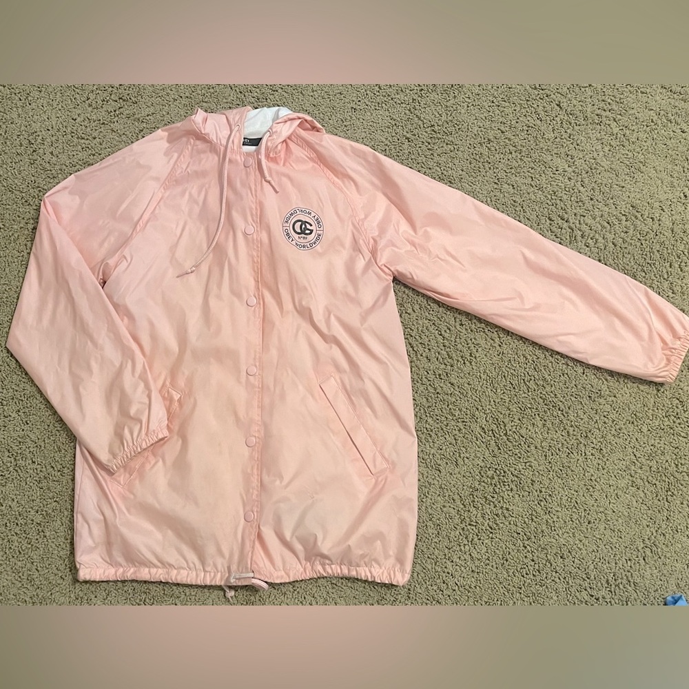 Pink Obey RainCoat